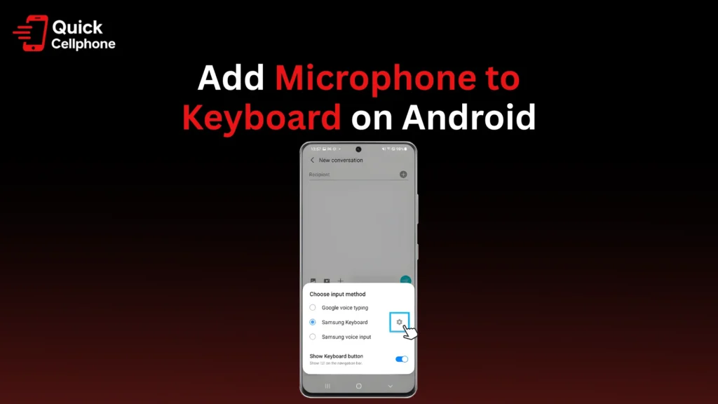 How to Add Microphone to Keyboard on Android?